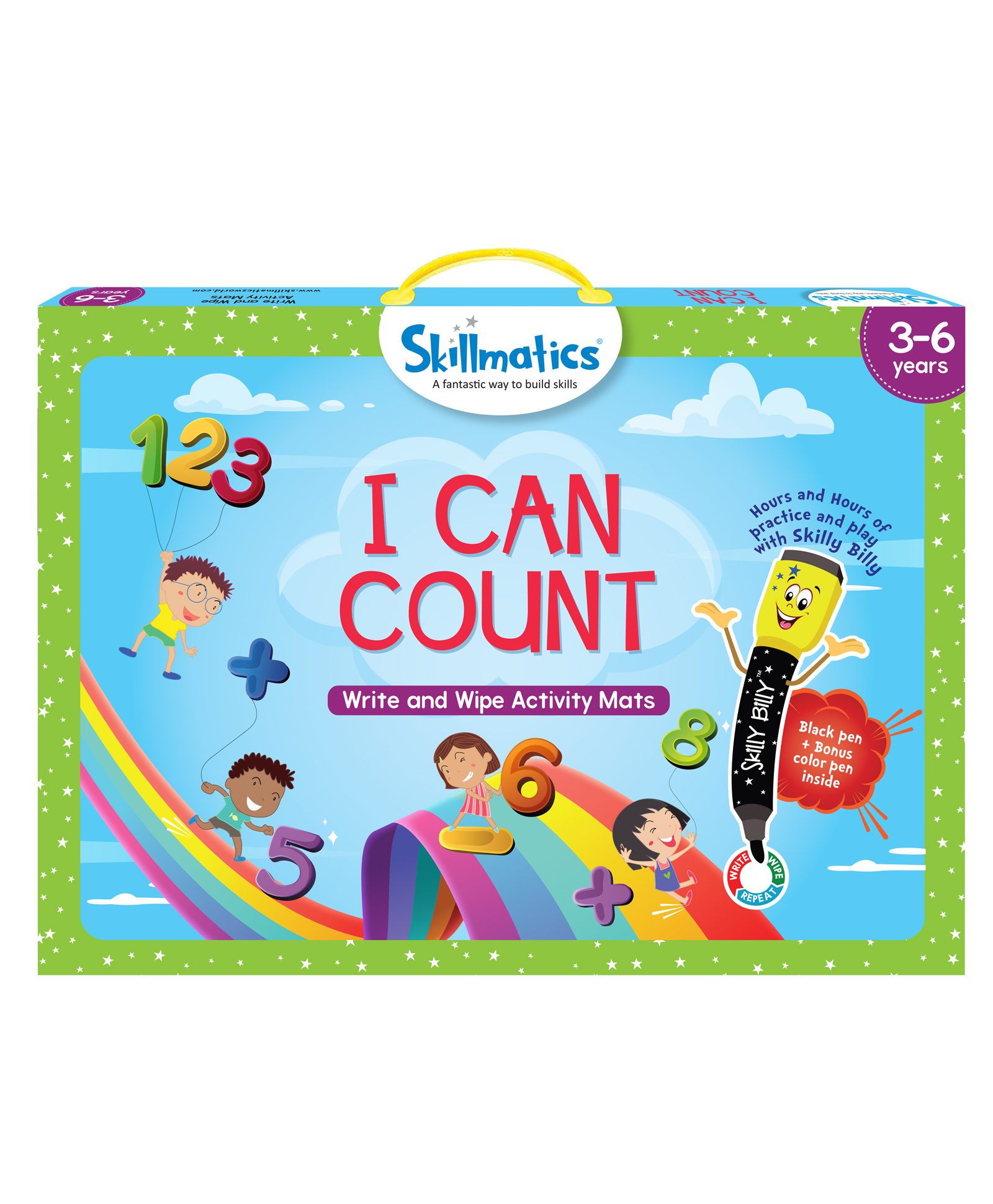 Skillmatics Educational Game - I Can Count Activity Mats (Multicolor)