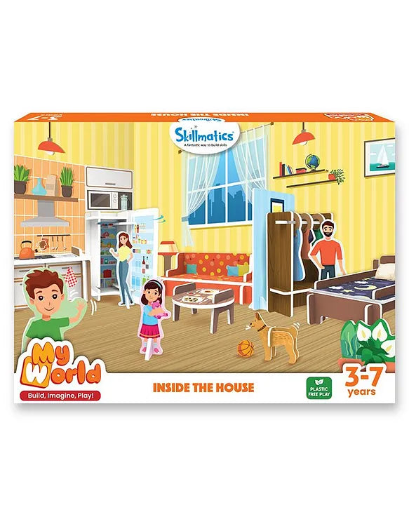 Skillmatics My World Inside The House Building Playset - Multicolor