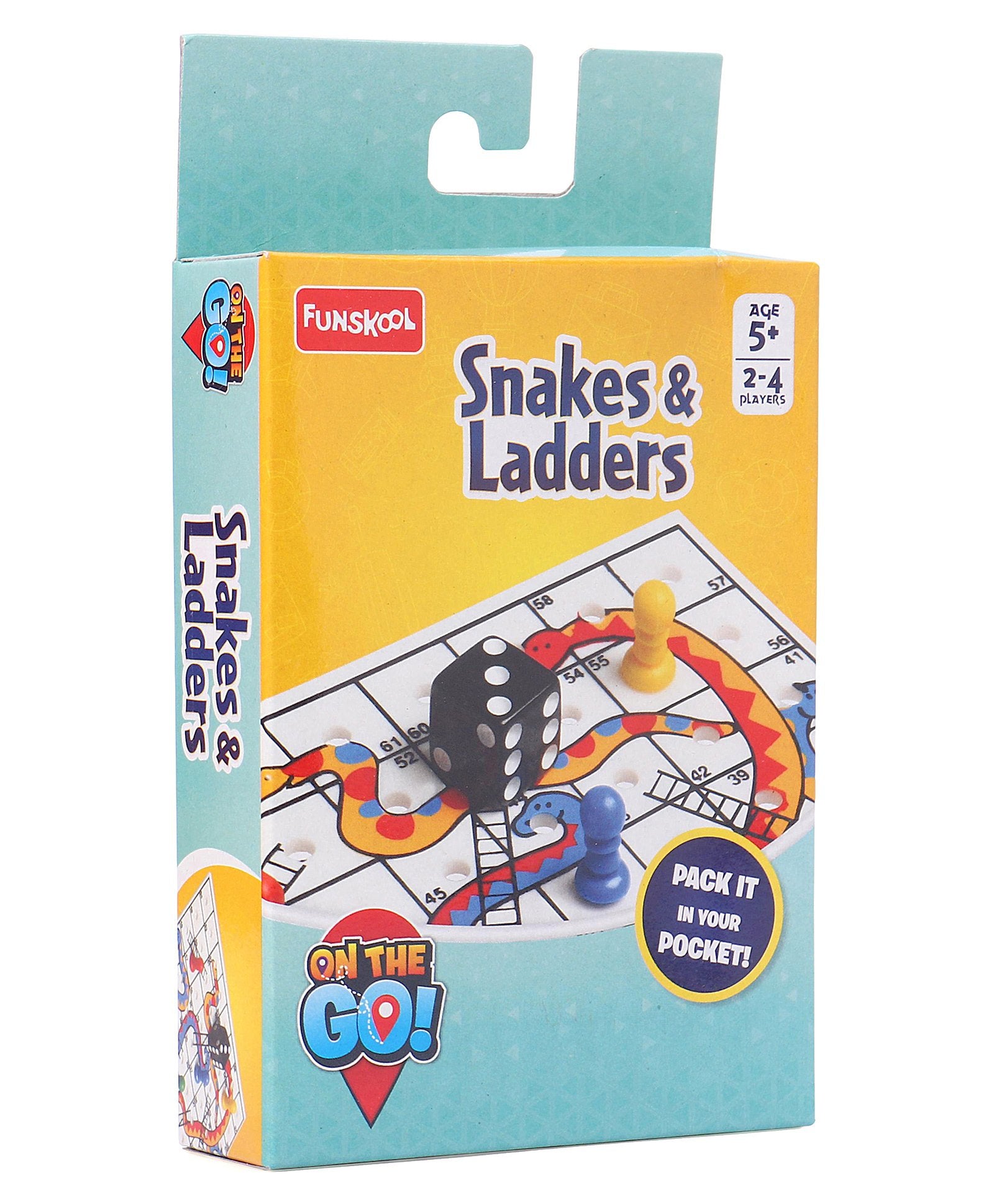Funskool Travel Snakes and Ladders Multicolour Kidsinfy.in