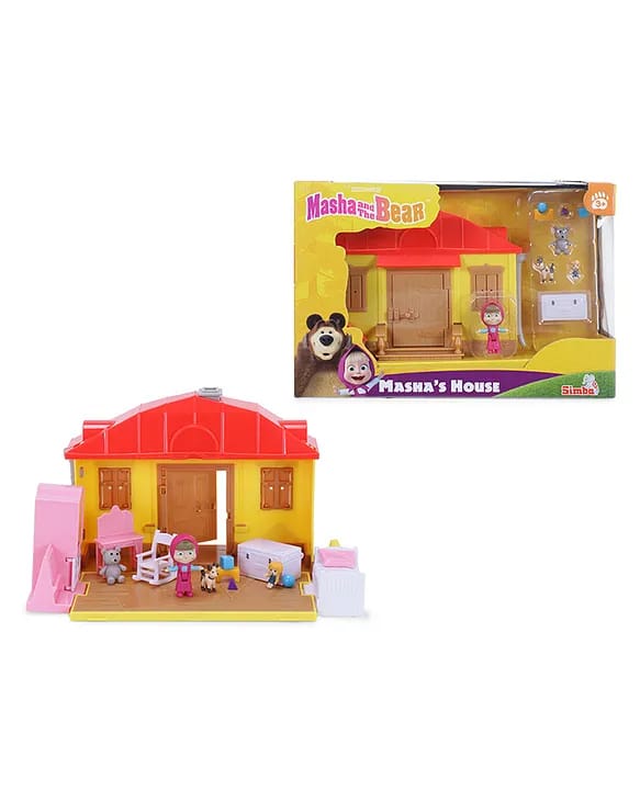 Simba Masha and the Bear Masha’s House Playset Toys for Kids