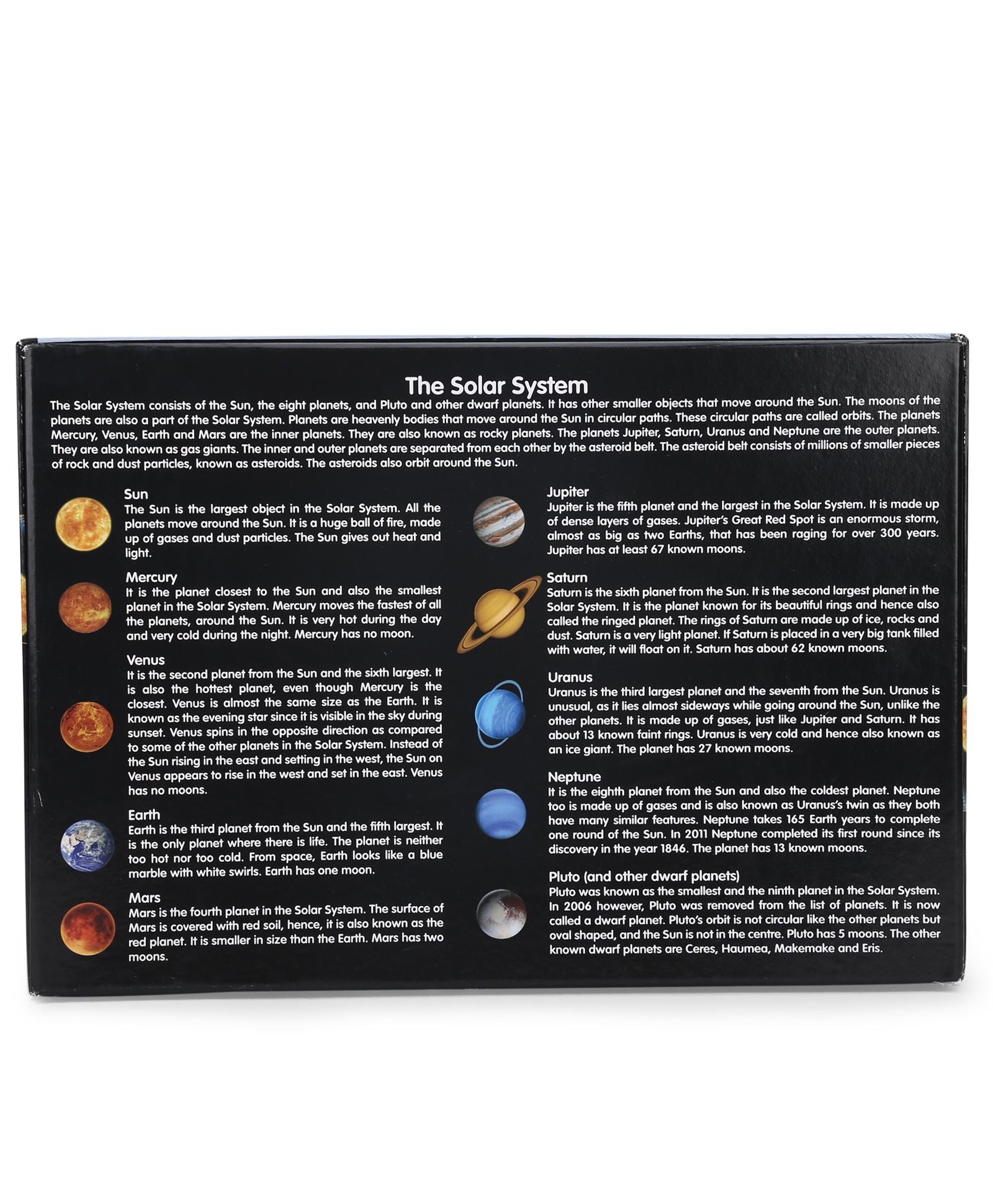 Frank Solar System Puzzle Multicolor - 108 Pieces