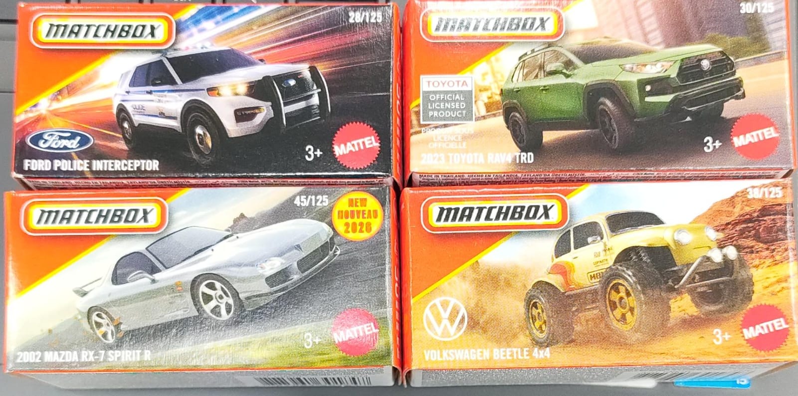 Matchbox Mainline - Combo Pack of 4 Cars - DNK70-03