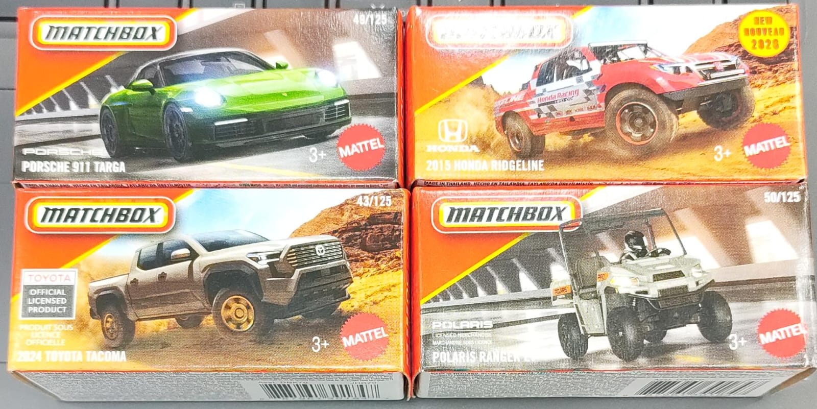 Matchbox Mainline - Combo Pack of 4 Cars - DNK70-02