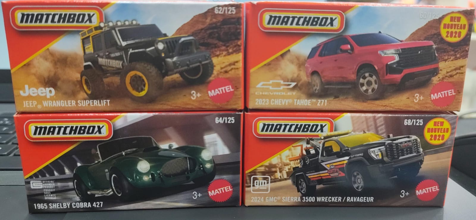 Matchbox Mainline - Combo Pack of 4 Cars - DNK70 - 95BG - 2