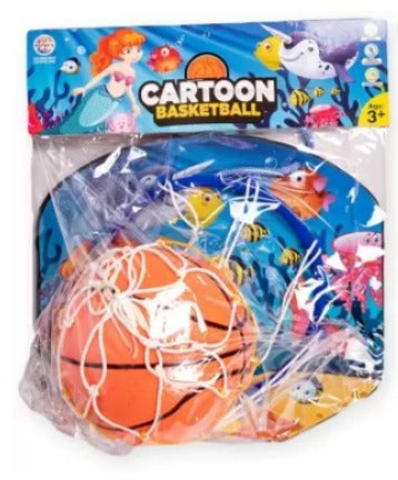 Ratna's Cartoon Basketball Mermaid theme indoor & outdoor toy for Kids - Multicolor