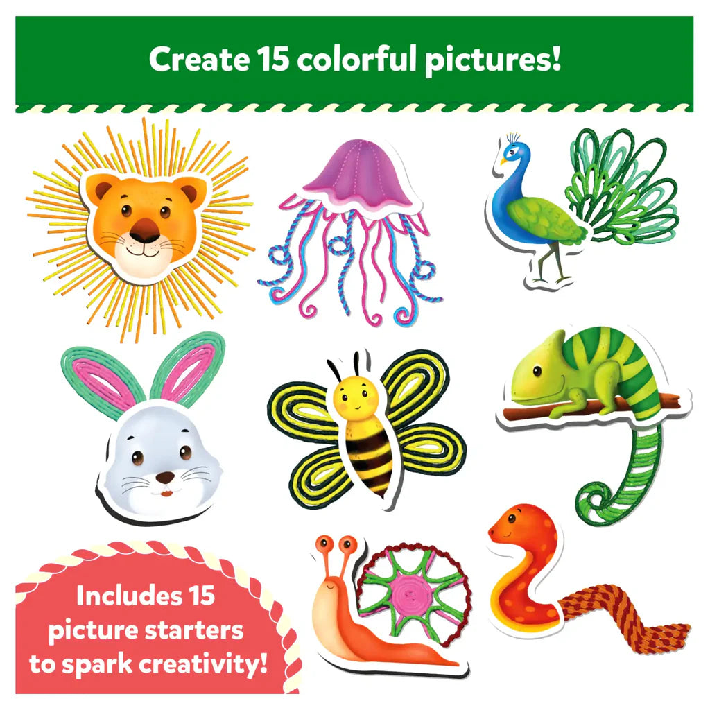 Skillmatics Waxy Window Art: Amazing Animals | Mess-Free Art for Kids | Ages 5-12