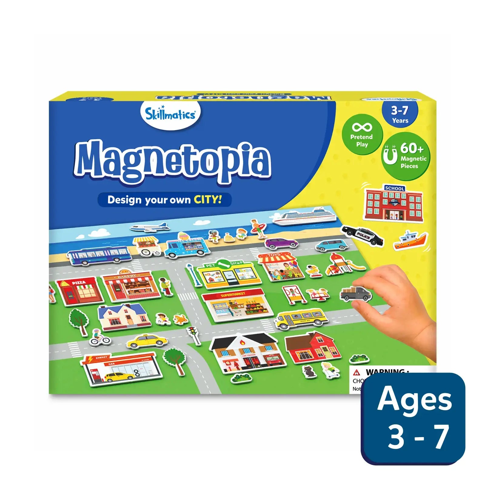Magnetopia - Design Your City | Interactive Pretend Play Set | Multicolor