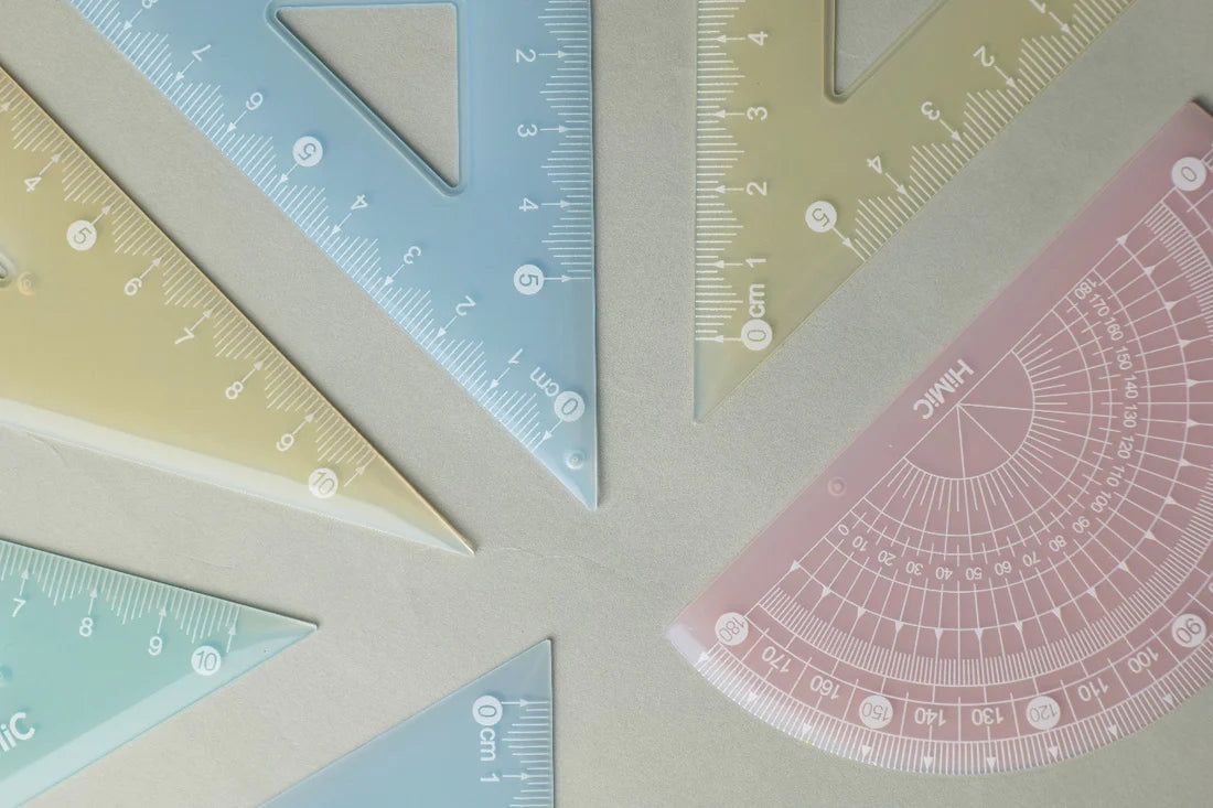 Jelly Ruler Set - Assorted - Color & Design May Vary - Pack of 2 Pcs