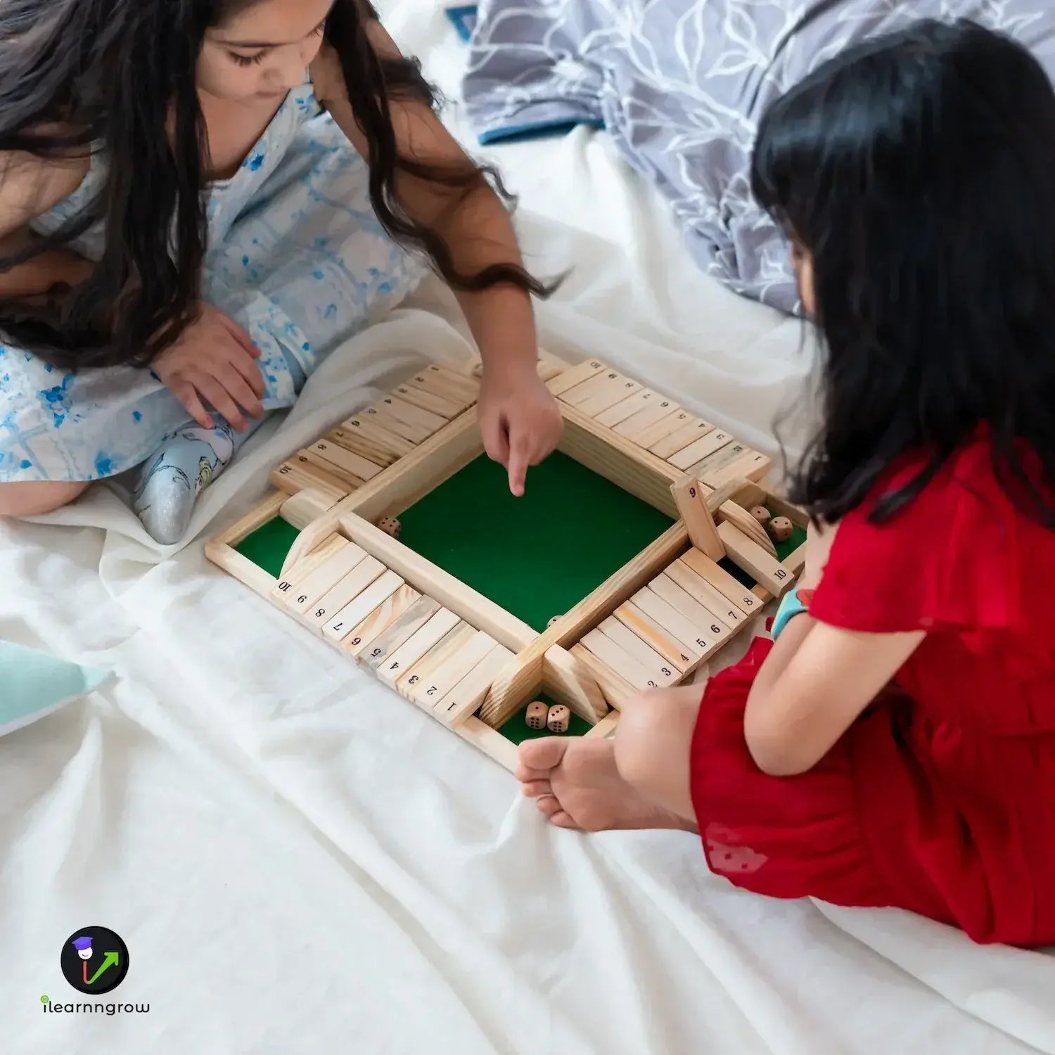 iLearnNGrow Shut The Box – Classic Wooden Shut the Box Dice Game - ilearnngrow Learning Solutions Pvt Ltd