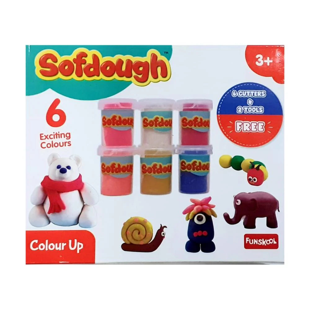Funskool Sofdough Colour Up - Multicolor