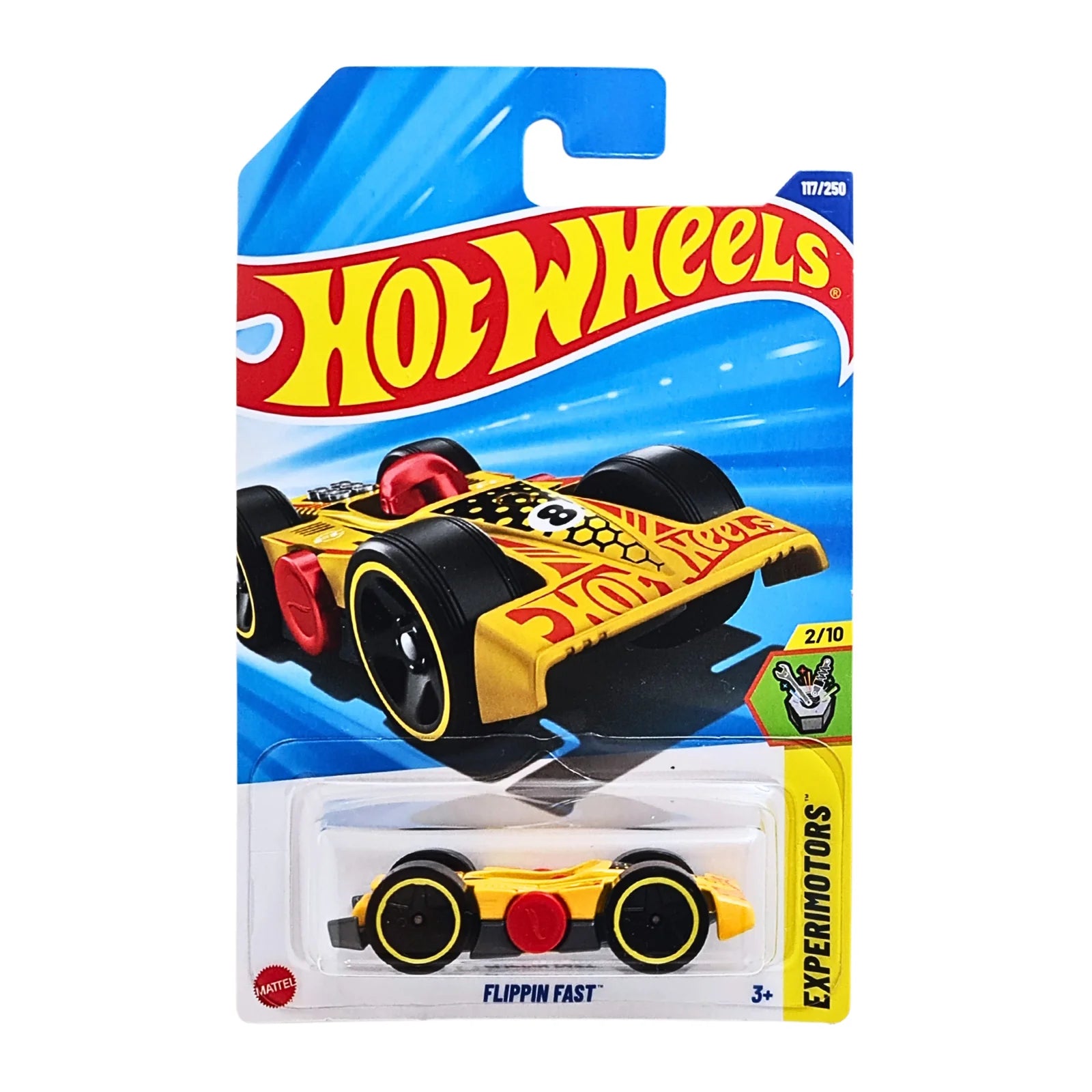 Hot Wheels Mainline - K Case 2025 | L Case 2025 - Flipping Fast - HW Experimotors - Long Card
