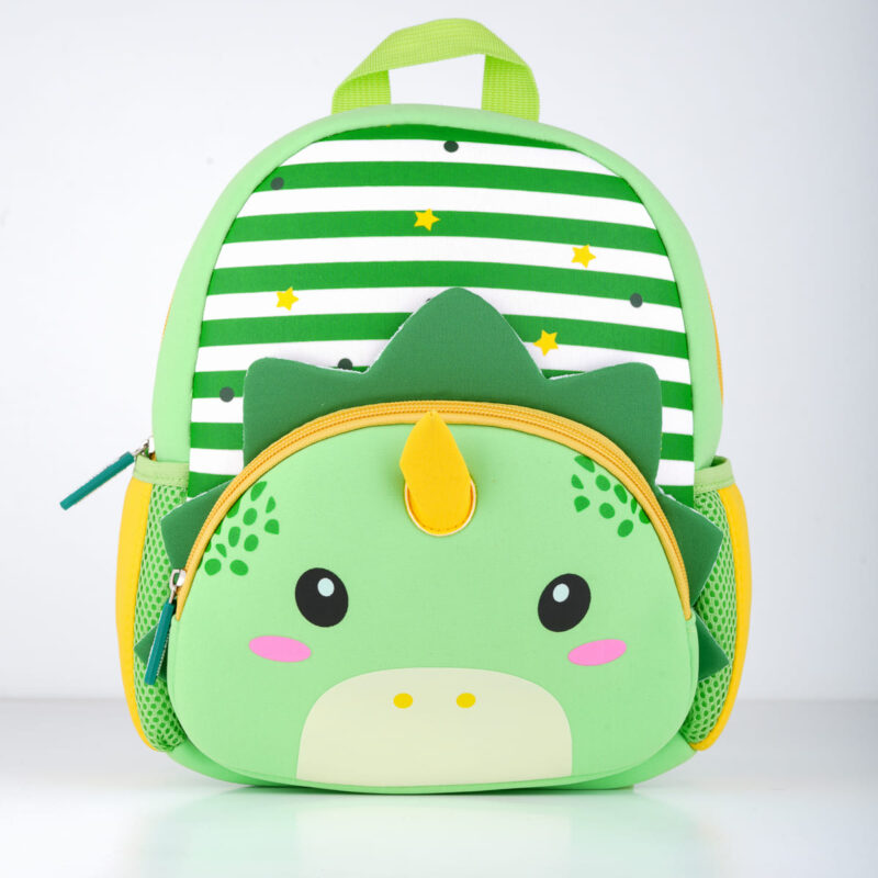 Cute Dinosaur Soft Plush Backpack - Green