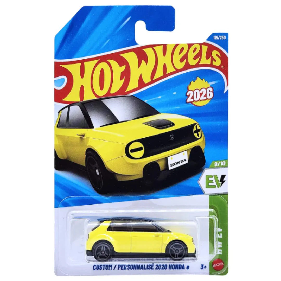 Hot Wheels Mainline Imported Premium - F Case 2026 - Long Card - Custom / Personnalise 2020 Honda e