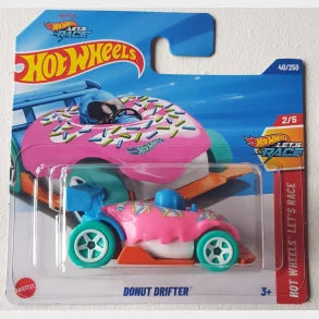 Hot Wheels Imported Premium - Short Card - Donut Drifter - HW Lets Race