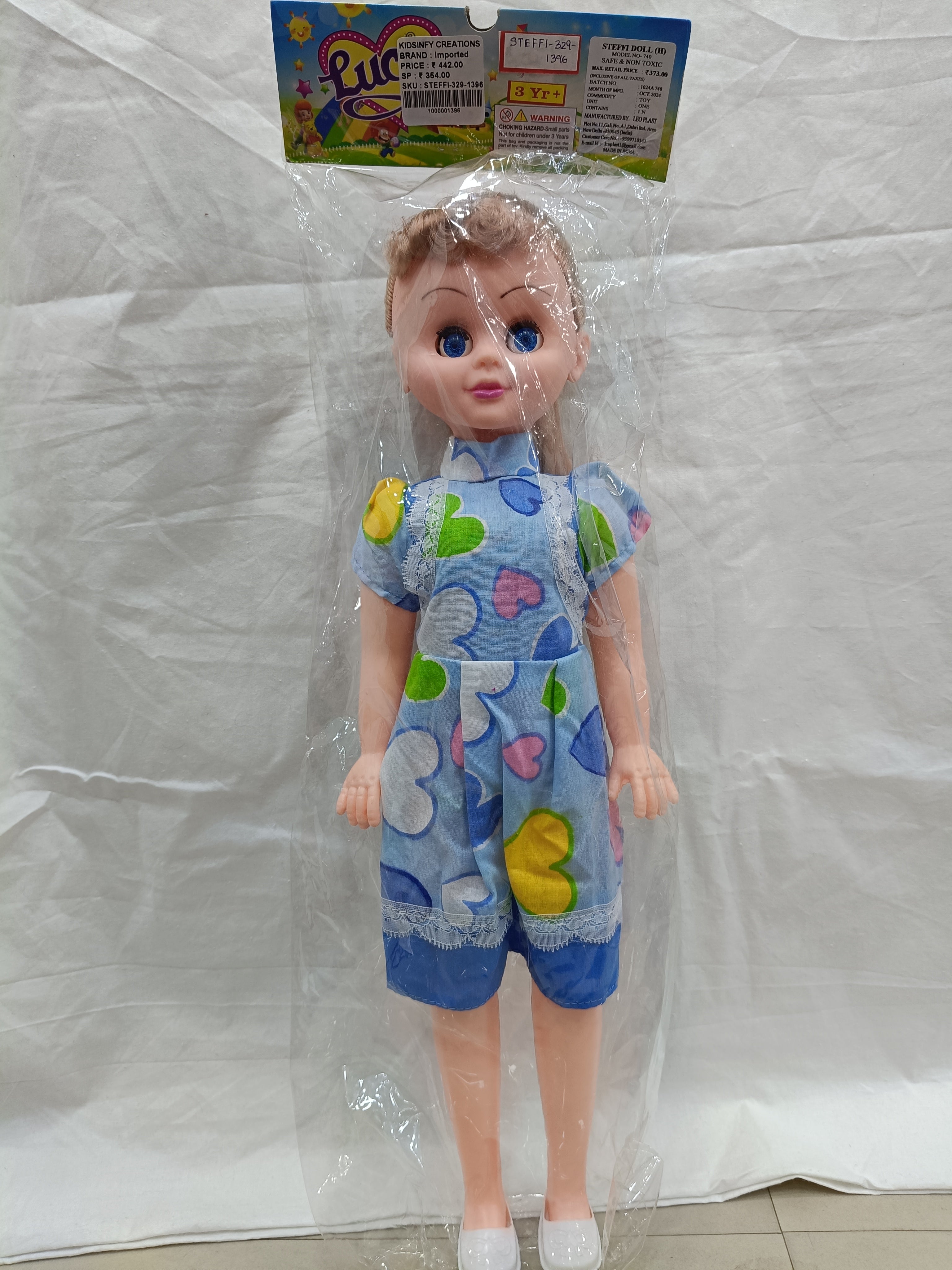 Lucy Steffi Girl Doll for Kids - Multicolour