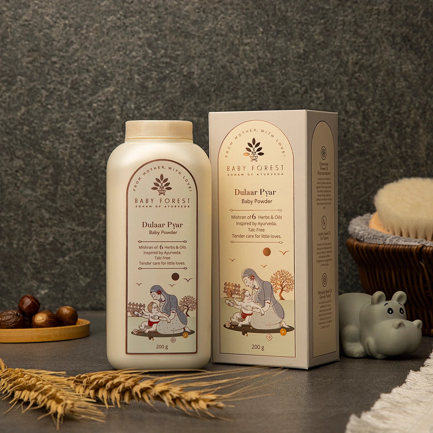 Baby Forest Dulaar Pyar Talc-Free Baby Powder