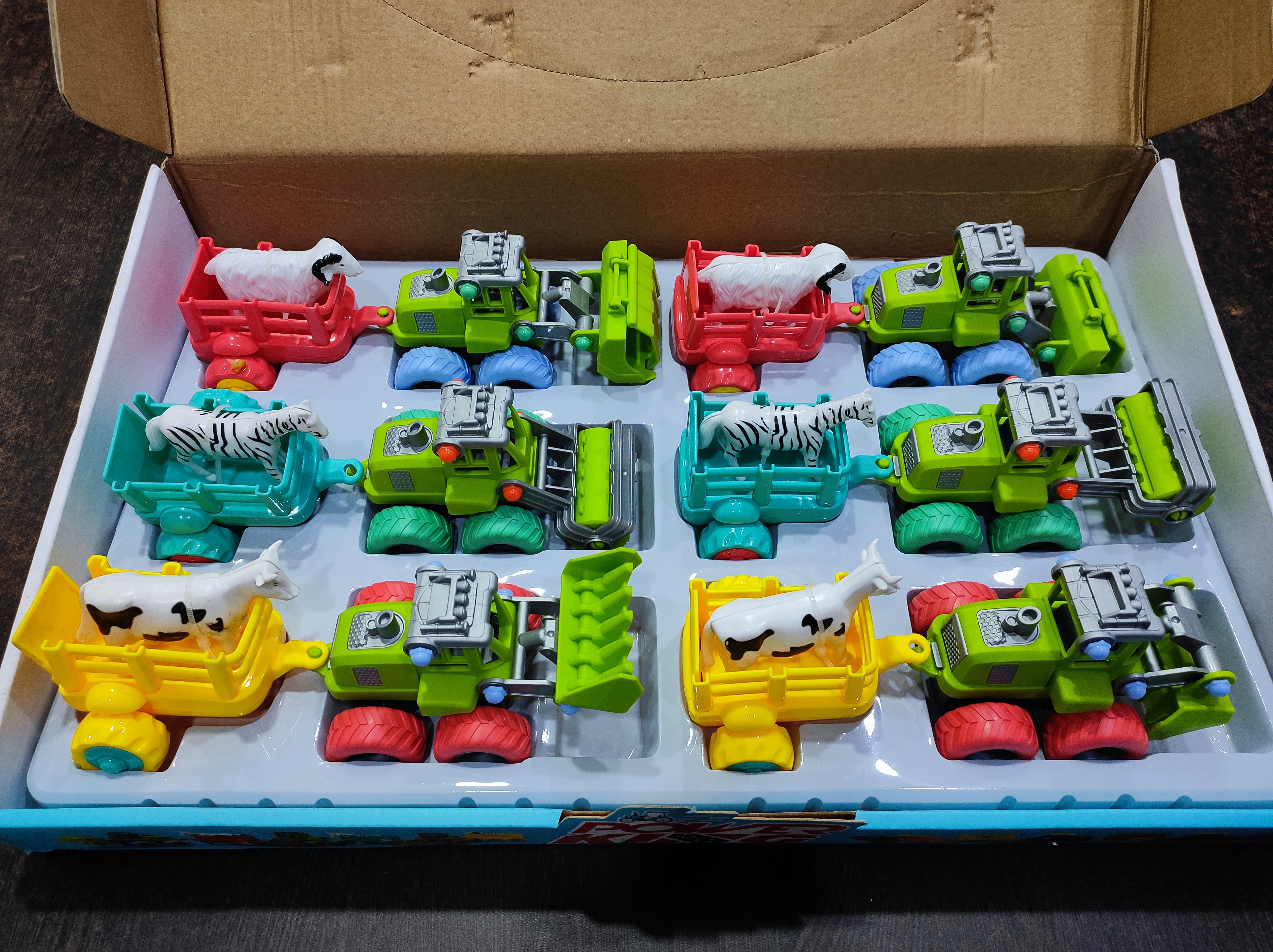 Toyz Friction Powered Toys for Kids Unbreakable Construction Vehicle Multicolor