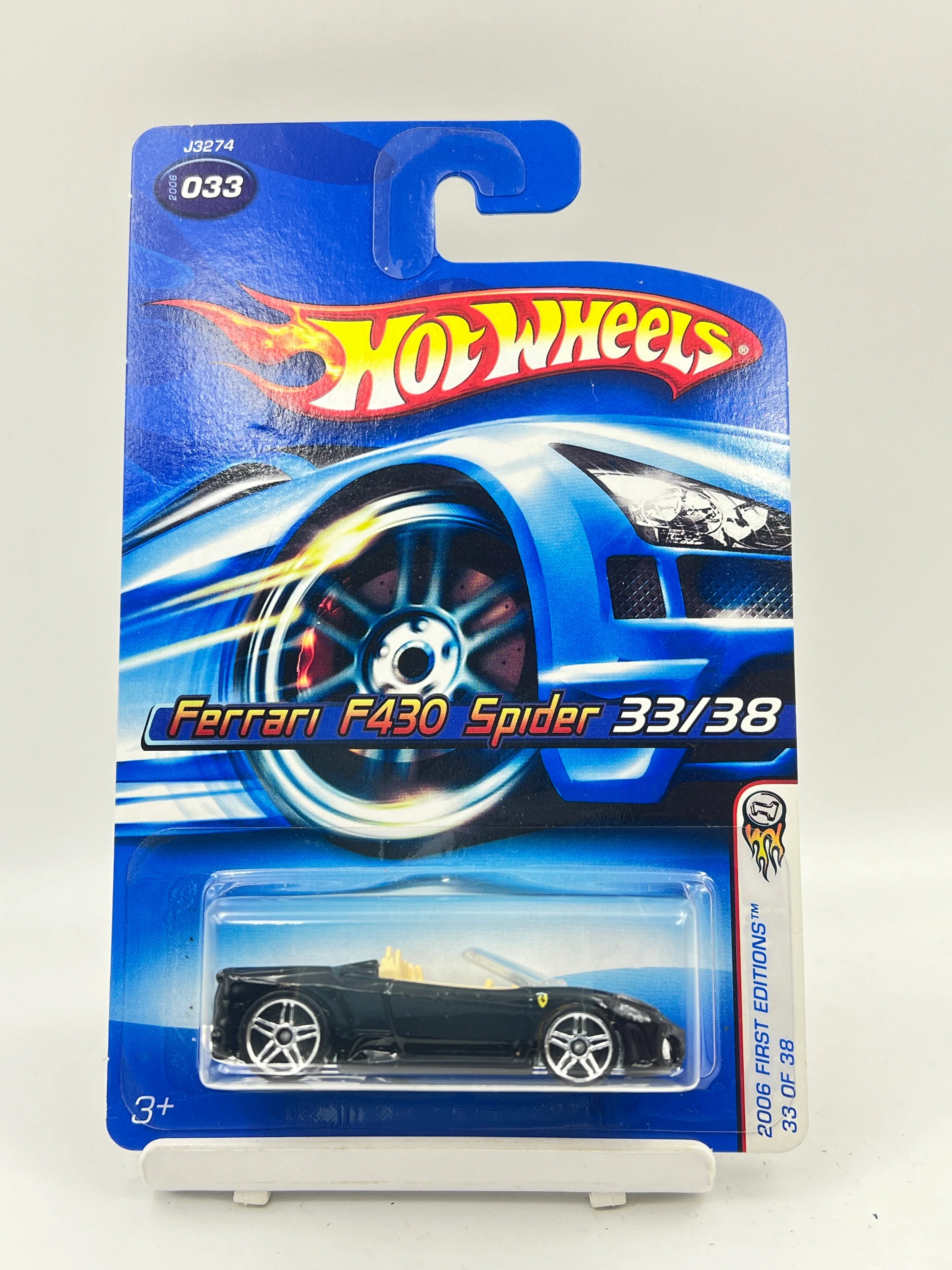 Hot Wheels Imported Premium - 2006 First Editions - Ferrari F430 Spider - Black