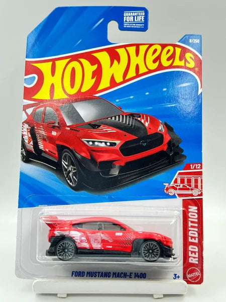 Hot Wheels Imported Premium - Red Edition - Ford Mustang MACH-E 1400