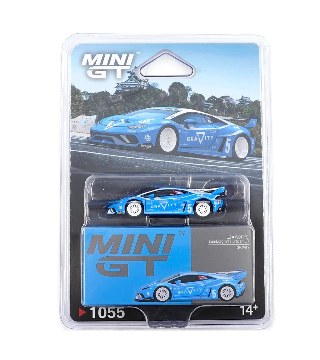 MINI GT Imported Premium - #1055 - LB Works Lamborghini Huracan GT | Gravity | Blister Pack