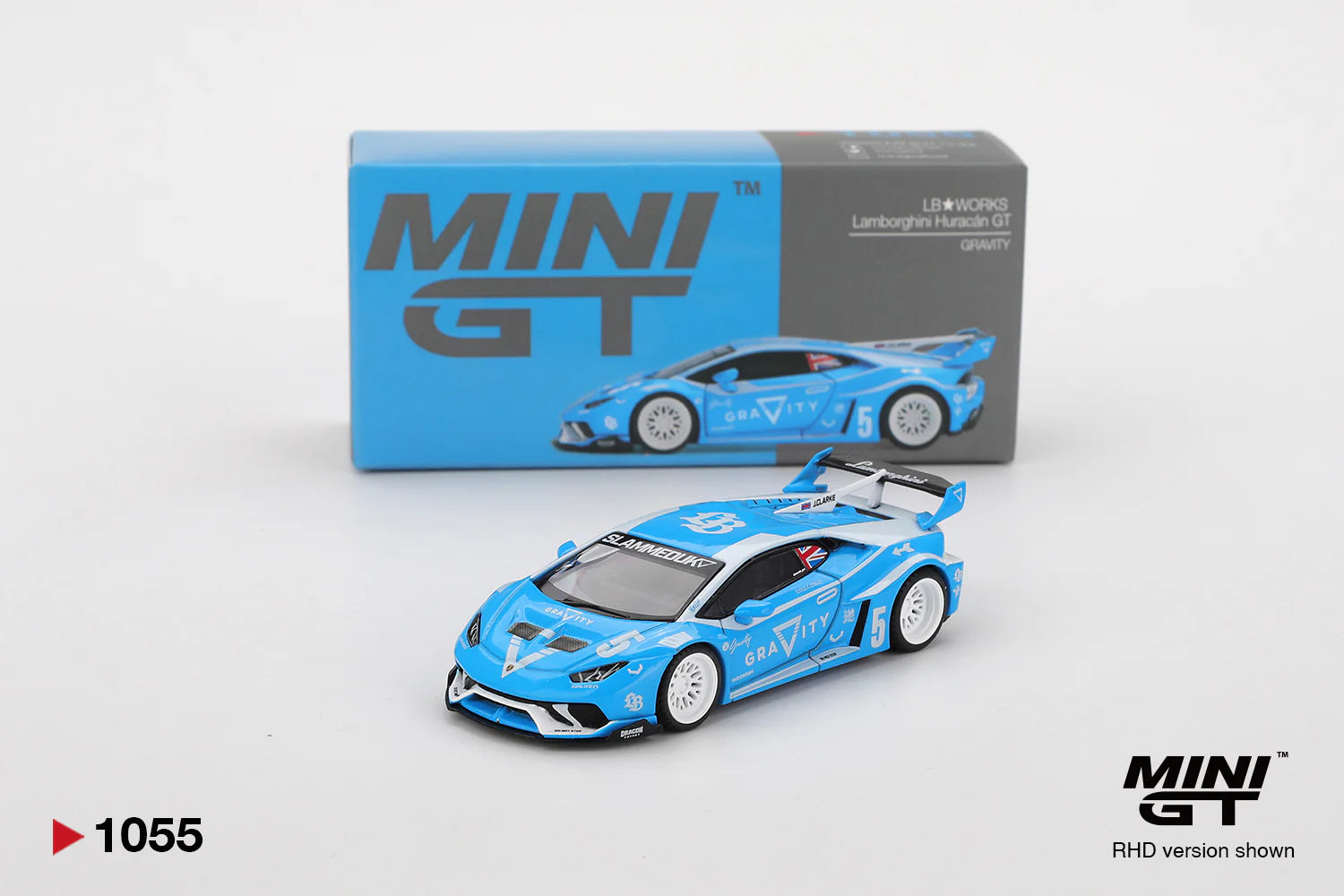 MINI GT Imported Premium - LB Works Lamborghini Huracan GT - Gravity - #1055 - Box Packing