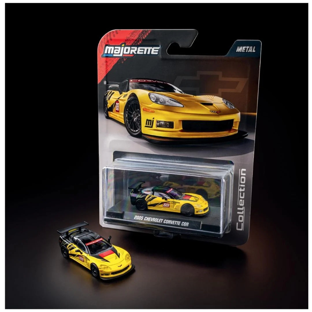 Majorette - Combo Pack of 2 Cars : 1965 Shelbt GT350 & 2005 Chevrolet Corvette C6R