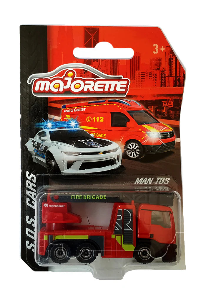 Majorette SOS Rescue Vehicles Set - Pack of 1 Car - Man TGS