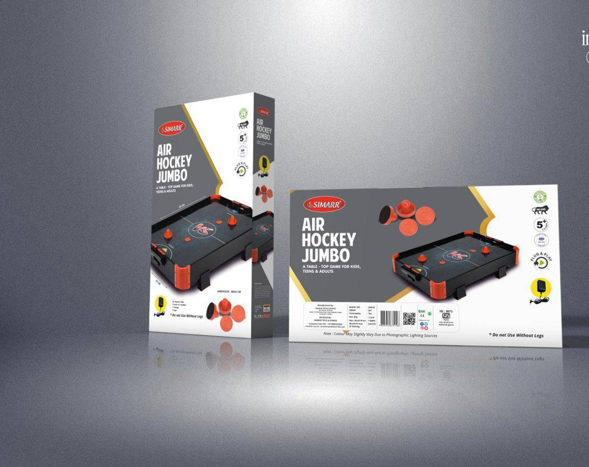 Simarr Air Hockey Jumbo Board Game for Kids - Multicolor