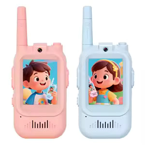 Kids Video Walkie Talkie Set | Real-Time Video & Voice | Rechargeable | Fun Outdoor Play Toy