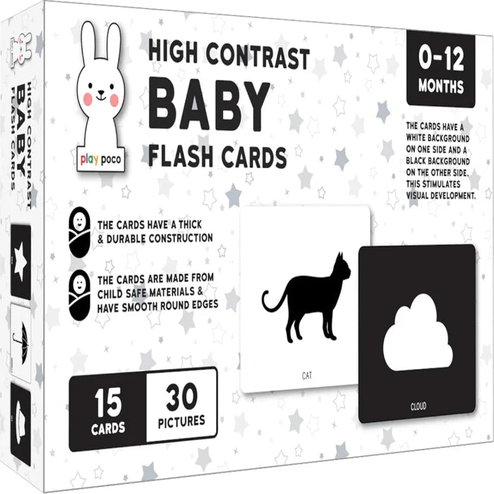 Play Panda High-Contrast Flash Cards Set for Kids