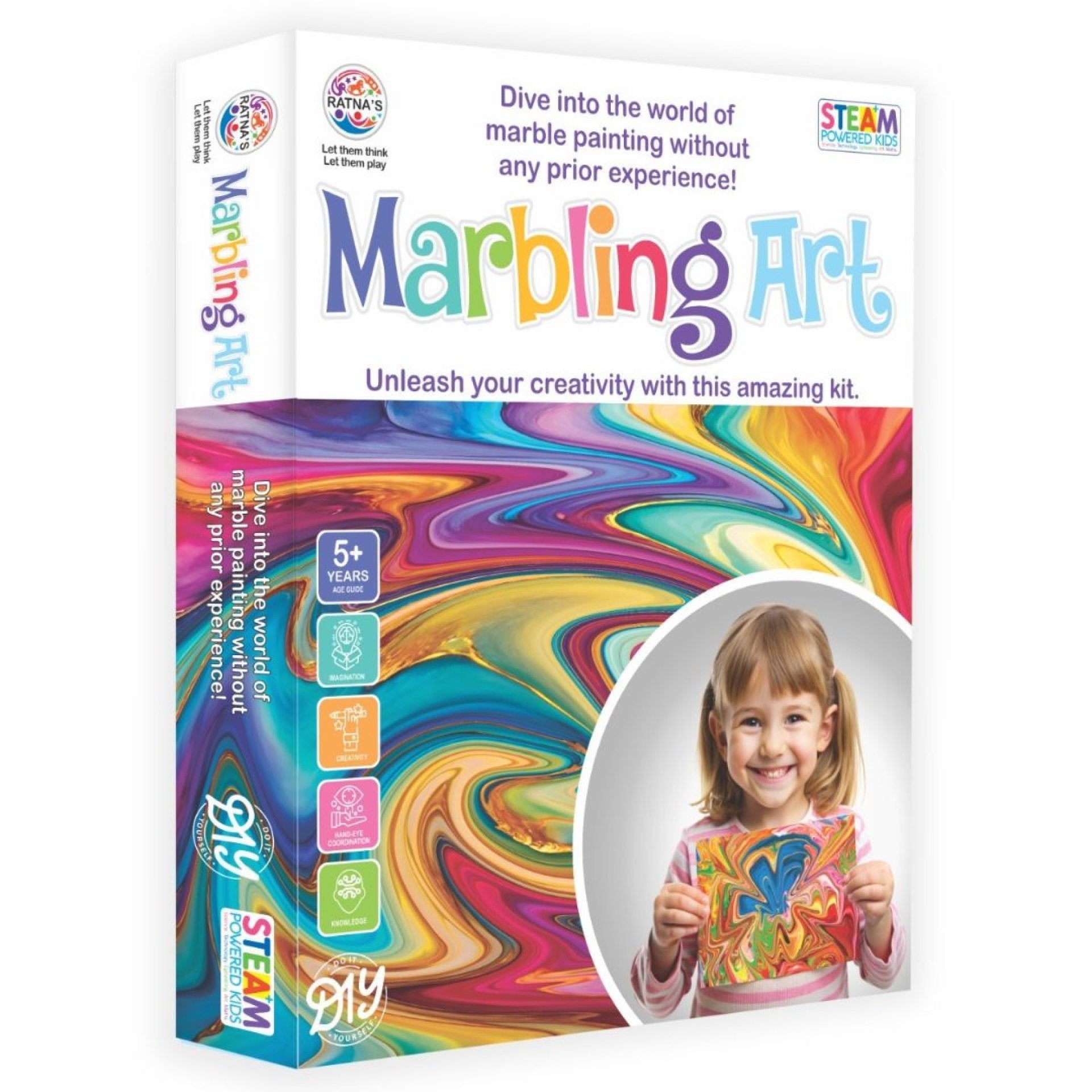 Ratna's Marbling Art - Multicolor