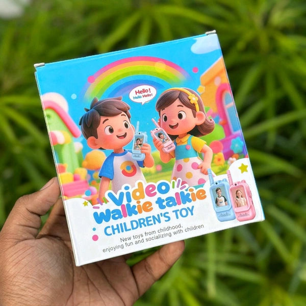 Kids Video Walkie Talkie Set | Real-Time Video & Voice | Rechargeable | Fun Outdoor Play Toy