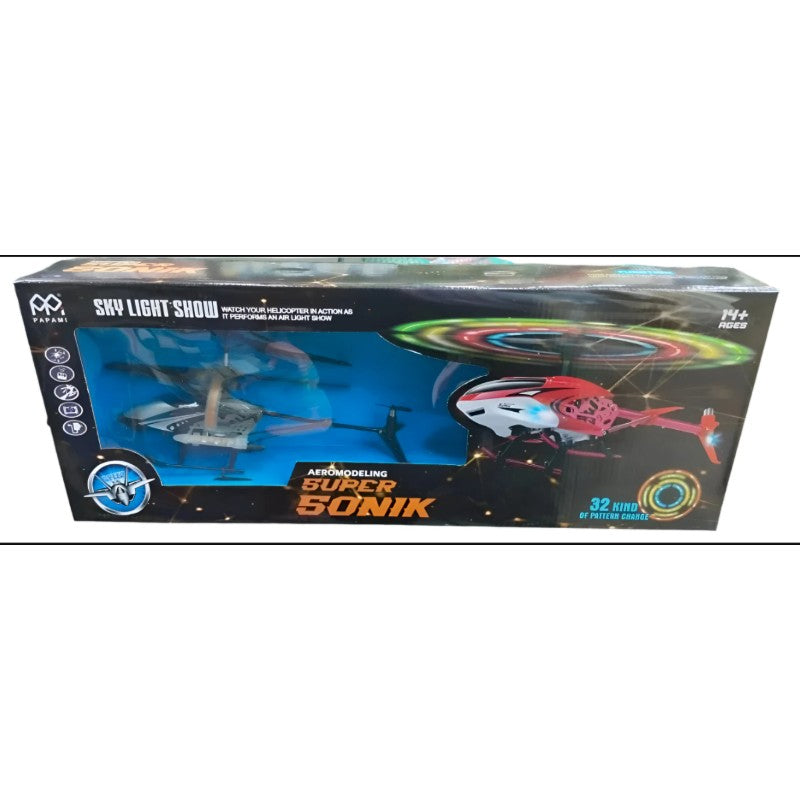 Papami Super Sonik Remote Control Helicopter for Kids - Assorted