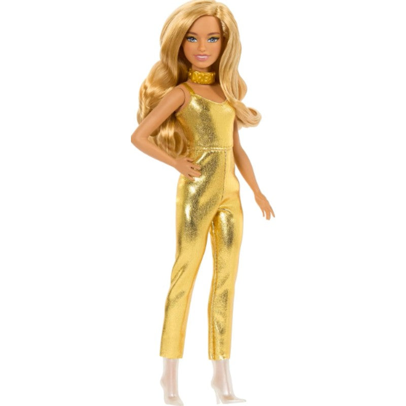 Barbie Fashionista Gold Jumpsuit Theme Doll for Kids