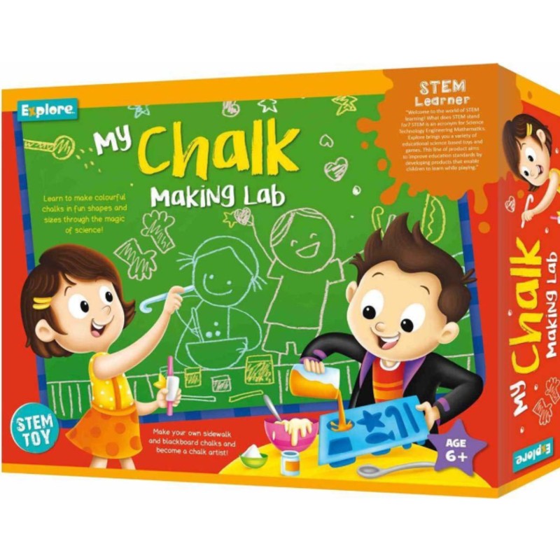 Explore My Chalk Making Lab Learn to Make Colourful, Scented Chalks in Different Shapes and Sizes