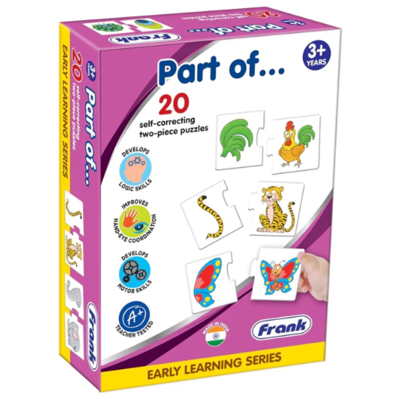 Frank Part of… 20 Self Correcting Puzzle - Early Learner Jigsaw Puzzle Set