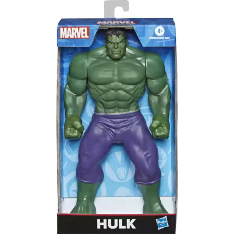Marvel Mighty Hero Series Hulk Action Figure, 9.5-Inch Poseable Super Hero Toy for Kids