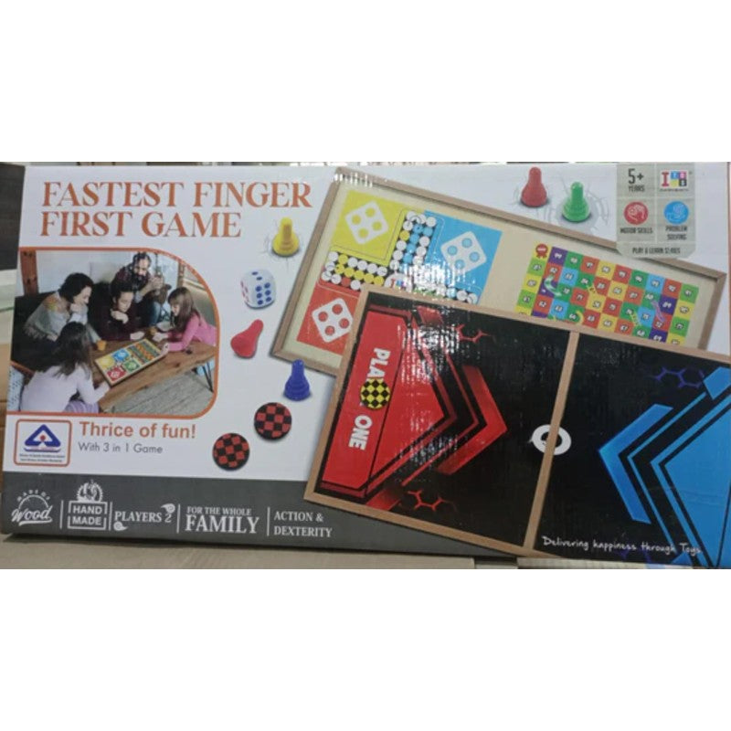 Itoys Fastest Finger Fast Game Sling Puck Board Games - Multicolor