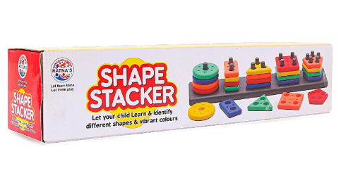 Ratnas Shape Stacker - 26 Pieces - Multicolor
