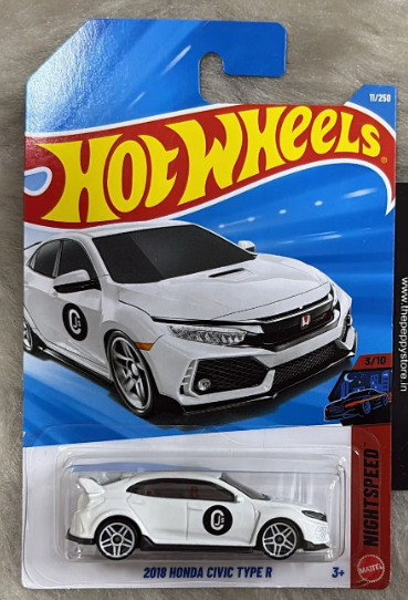 Hot Wheels Imported Premium - Short Card - 2018 Honda Civic Type R