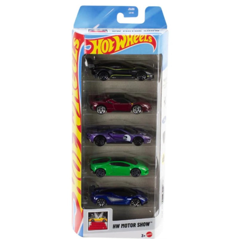 Hot Wheels Imported Premium - Motor Show Set of 5 Cars - JBJ89