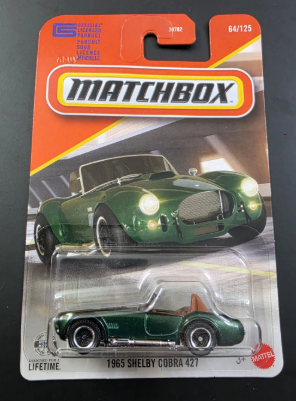 Matchbox Cars - 1965 SHelby Cobra 427 - JMH76