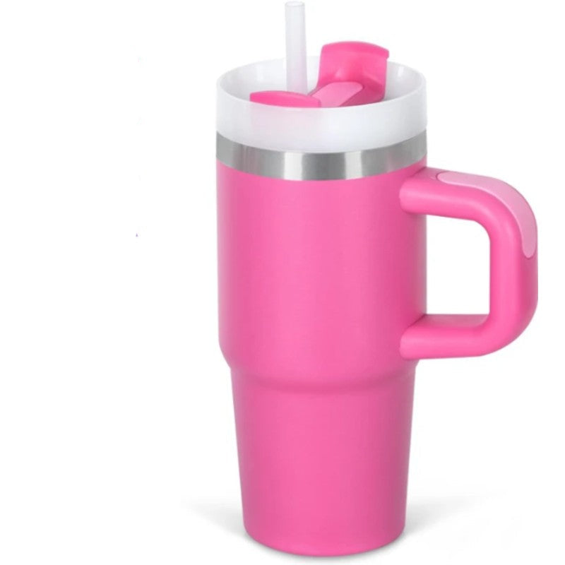 Tumbler with Handle and Straw for Kids Vacuum Insulated Tumbler Keep Cold Hot Stainless Steel Tumbler | 500 ml Small Size