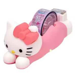 Kawai Themed Tape Cutter With Tape Seat Adhesive Tape Dispenser Cutter Holder Assorted | Multicolor