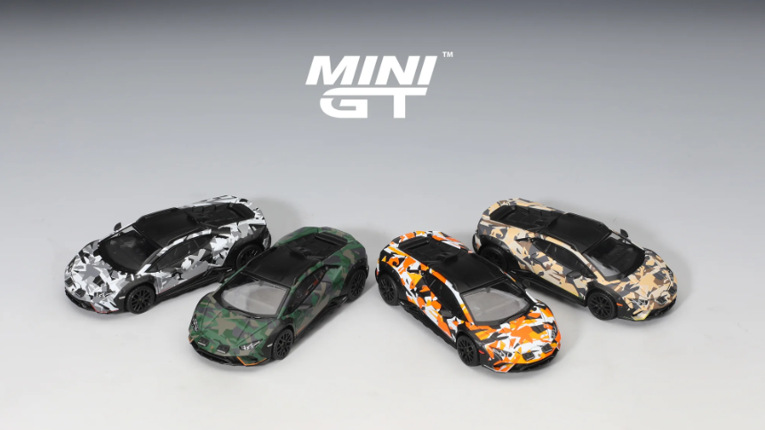 Mini GT #S0026 - Lamborghini Huracán Sterrato All Terrarin Set