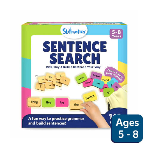 Skillmatics Sentence Search | Sentence Building Activity (ages 5-8)