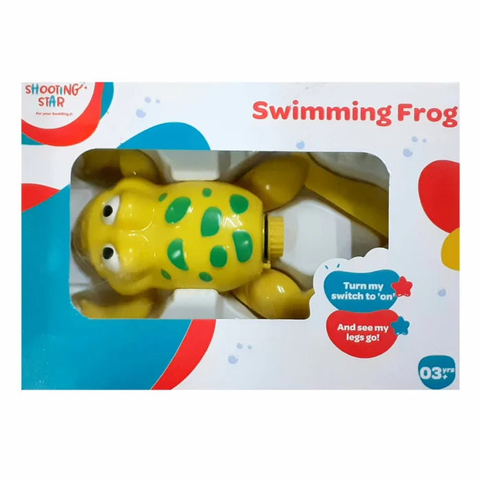 Shooting Star Swimming Frog Bath Toy - Multicolor
