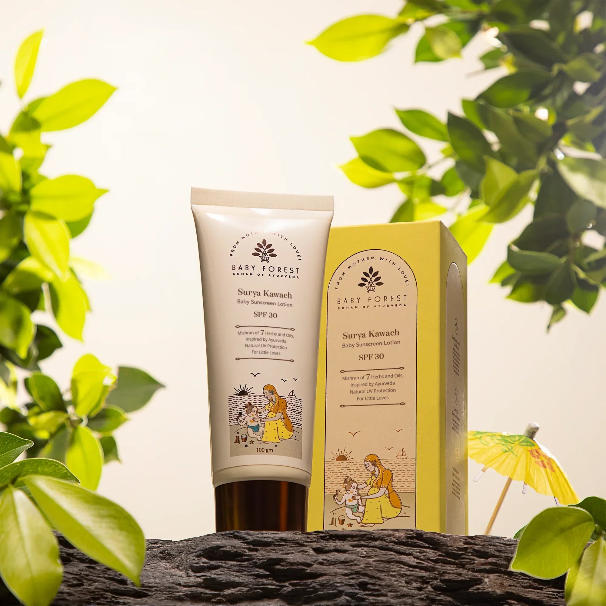 Baby Forest Surya Kawach SPF30 Baby Sunscreen Lotion