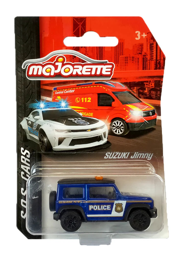 Majorette SOS Rescue Vehicles Set - Pack of 1 Car - Suzuki Jimny