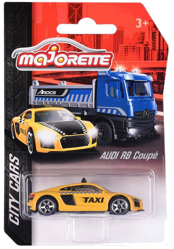Majorette - City Cars - Pack of 1 Pcs - Audi R8 Coupe